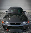 NISSAN SKYLINE R32 R1 STYLE CARBON BONNET