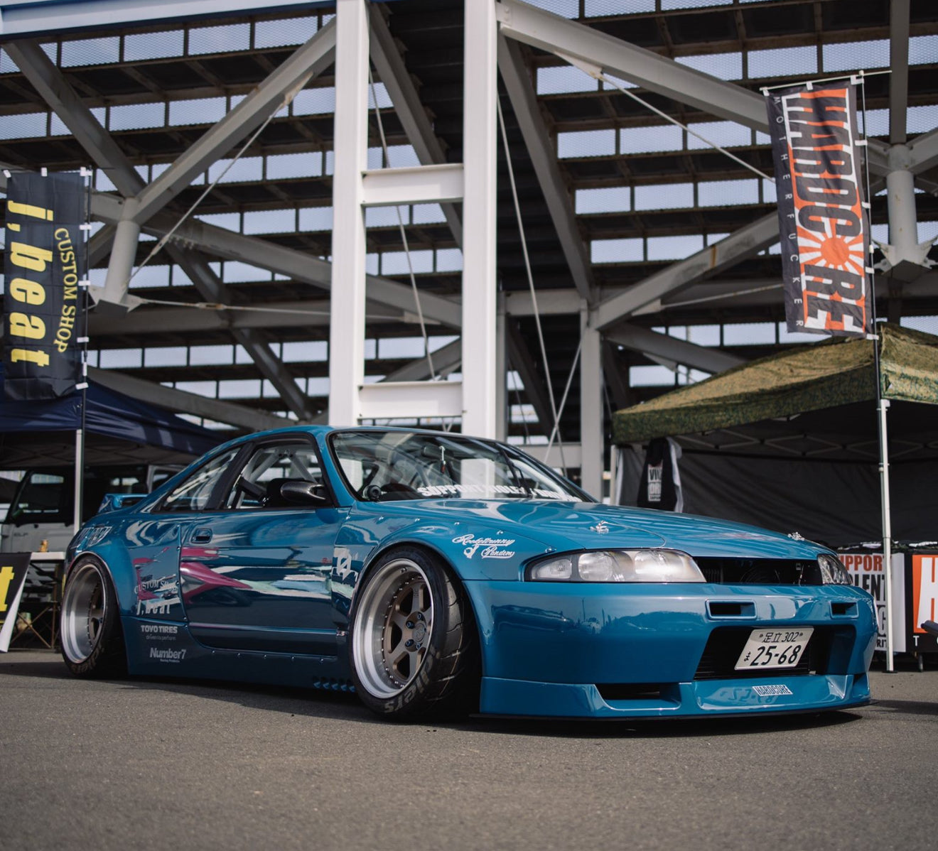 NISSAN R33 GTR LUXURY SPORTS ROCKET BUNNY STYLE WIDE BODY KIT