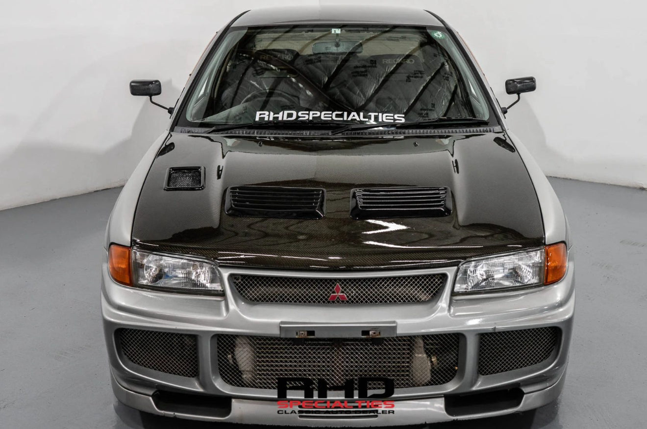 MITSUBISHI EVO 1-3 FACTORY STYLE CARBON BONNET
