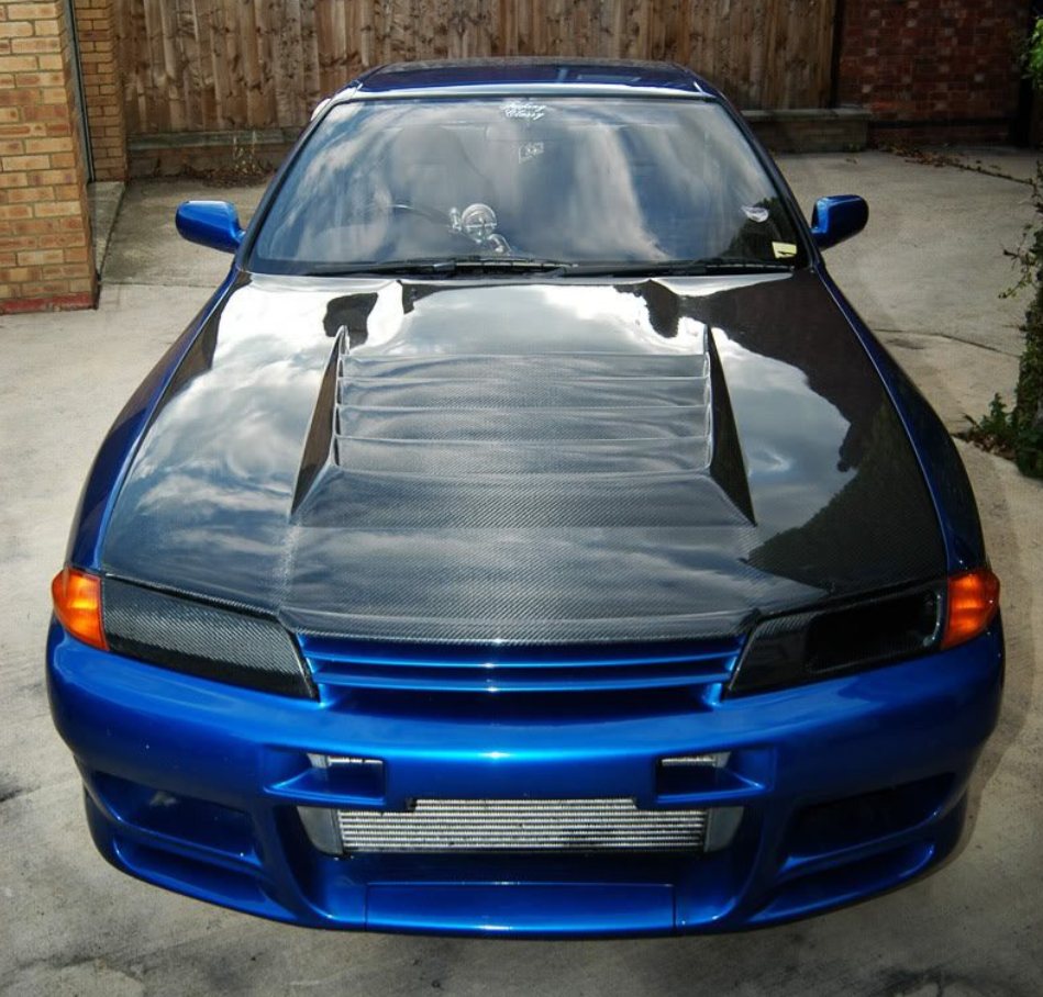 Luxury Sports Nismo Style Carbon Bonnet For Nissan Skyline R32