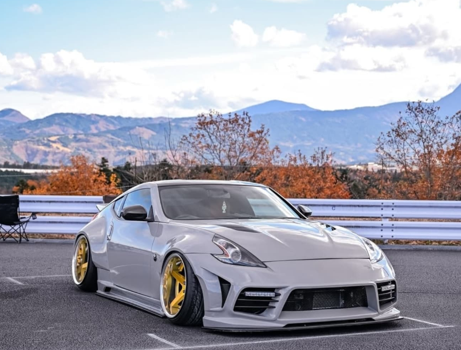 NISSAN 370Z LS WEBER SPORTS ZENITH STYLE FRONT BUMPER W/ DUCT FINS