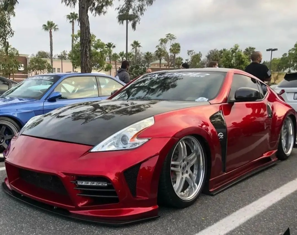 NISSAN 370Z LS WEBER SPORTS ZENITH STYLE FRONT BUMPER W/ DUCT FINS